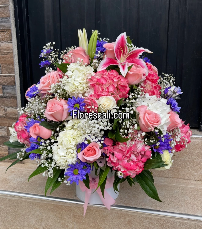 Arreglo imperial surtido flores cali