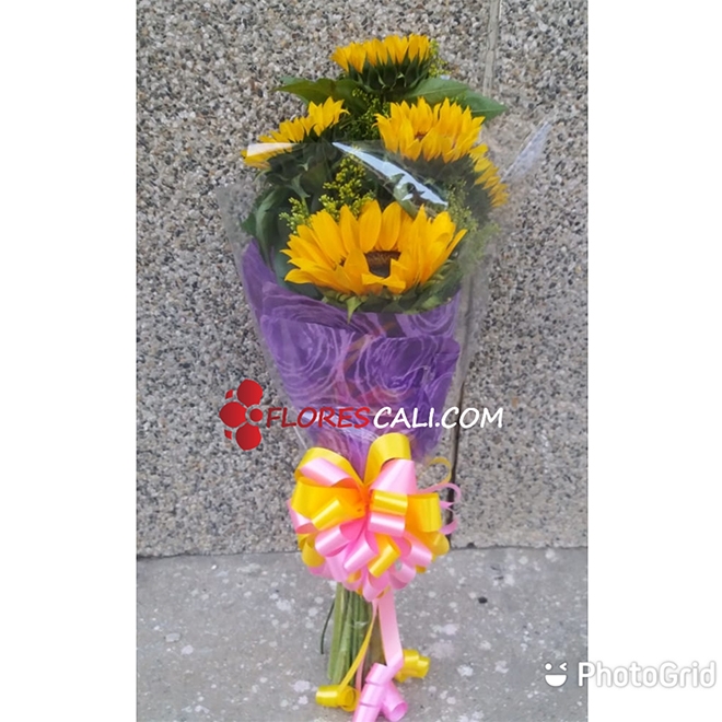 Bouquet de girasoles día de la Madre en cali