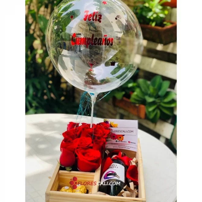 Caja de amor floristerias en Cali Dia de la Madre 