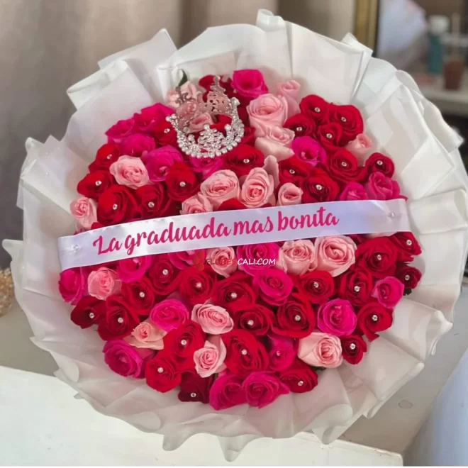 Bouquet graduacion rosas flores en cali