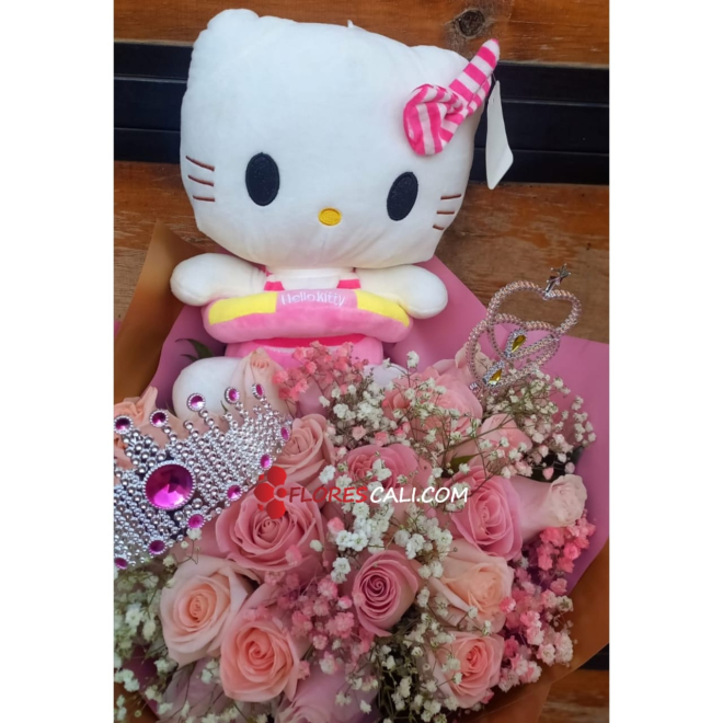 Bouquet princesa hello kitty en cali