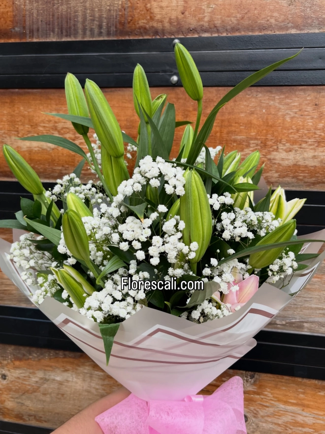 Bouquet de lirios floristerias en cali 