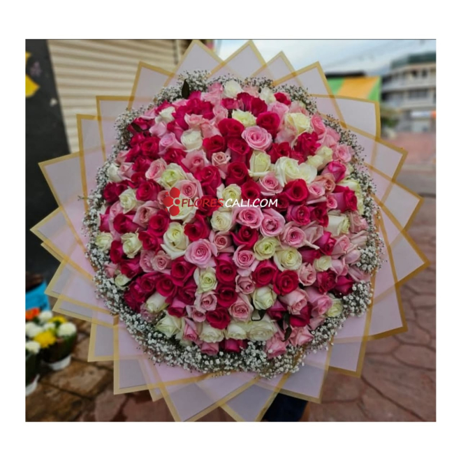 Buchon de rosas floristerias en cali