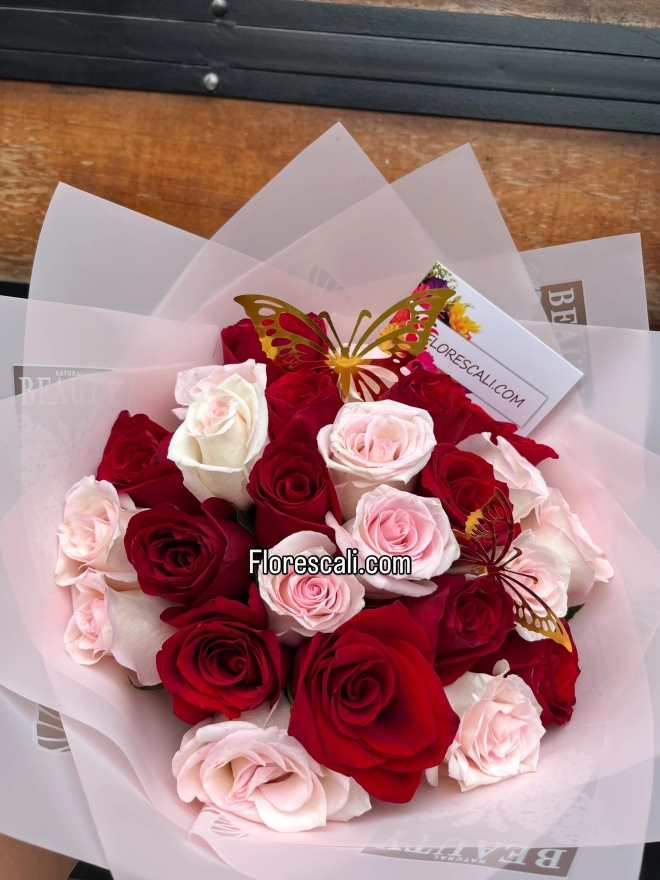 Bouquet floral mujer especial cali 