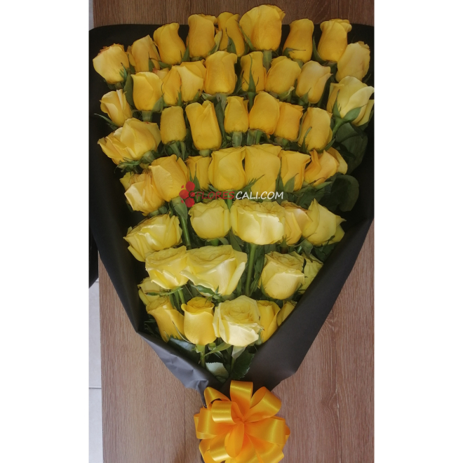 Bouquet de rosas amarillas flores amarillas en cali  21 de marzo