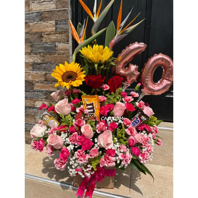 Arreglo feliz cumpleaños mamá en cali 