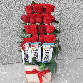 Arreglo amor y amistad chocolates Floristeria en Cali