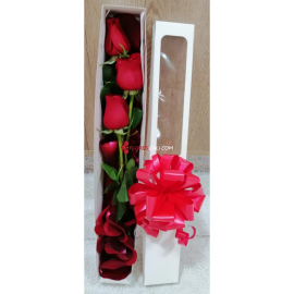 Caja x3 rosas, floristeria en cali 