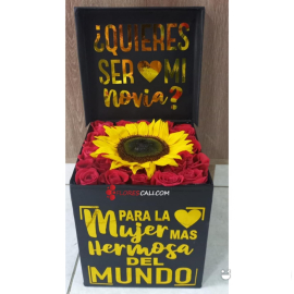 Caja sorpresa floral en cali