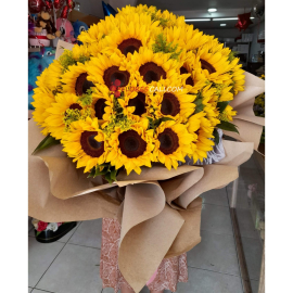 Bouquet imperio de girasoles en cali