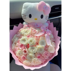 Bouquet hello kitty rosado en cali