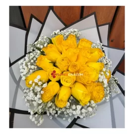 Bouquet Especial De Rosas Amarillas Primavera