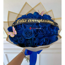 Bouquet de rosas azules flores en cali