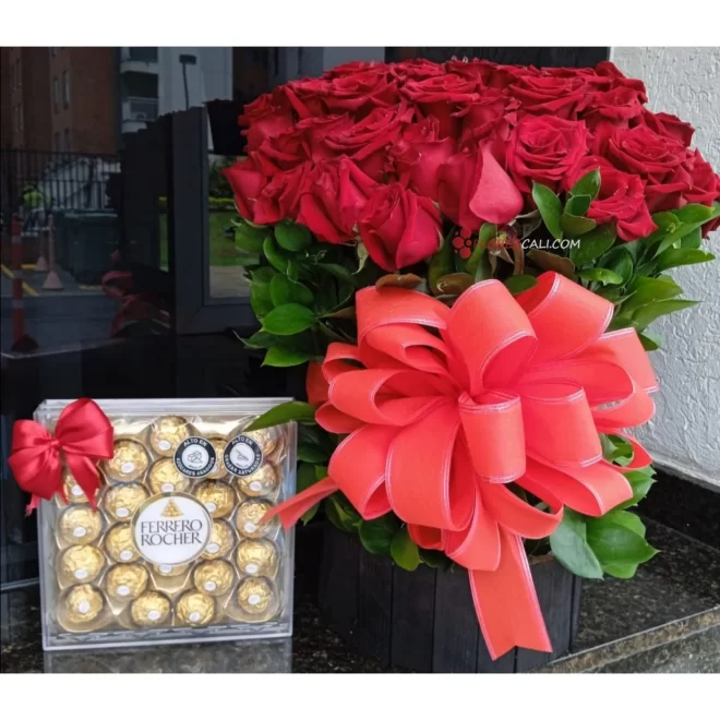 Flores Rojas Para Aniversario en Cali 