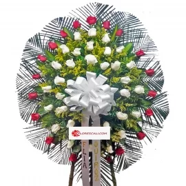 Ramo Floral Condolencias Funebres flores en cali