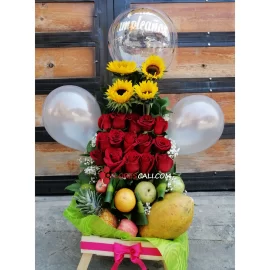 Arreglo con frutas en Cali día de la Madre