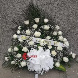 Ramo de Flores fúnebre Cali 