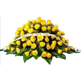 Cubre caja rosa amarilla flores en cali