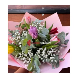 Bouquet tulipanes floristeria en cali